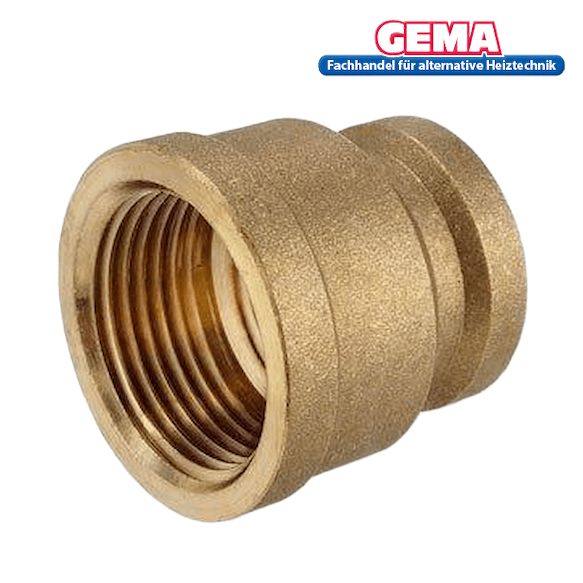 Rotgussreduzierstück Muffe 🔧 aus Rotguss, verschiedene Stärken, ideal für Heiztechnik-Installationen.