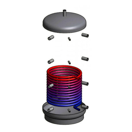 Pelletheizung Pelling 25/135 🌱 mit Pufferspeicher 1 WT und Zubehör.