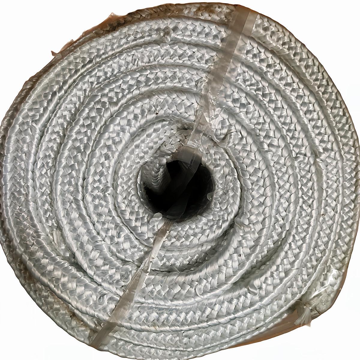 Silbergraue, gedrehte Attack Dichtschnur für unteren Kesseltüren und Schamottsteine