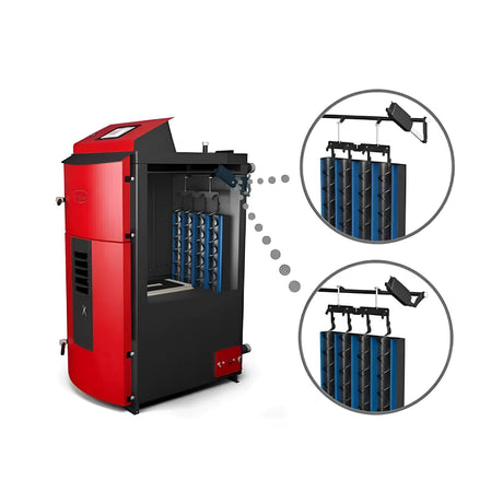 Komplettpaket Attack SLX 20 kW mit Hygienespeicher und Solarregler.