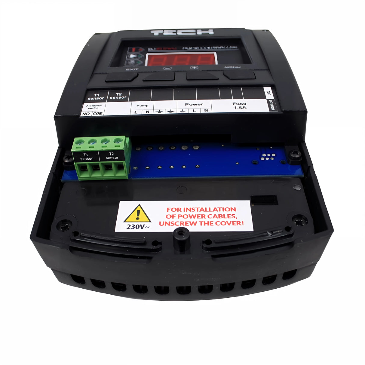 Controlador de diferença de temperatura técnica EU-21 CWU com tela LED