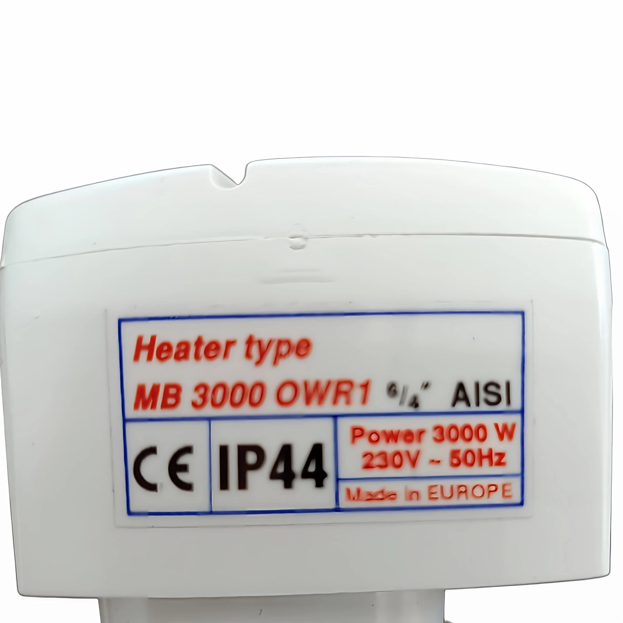 3 kW/230 V – elektriskais sildelements dzeramā un sadzīves ūdens uzglabāšanai