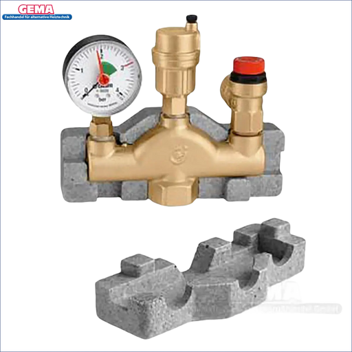 Brass Druckregler mit Manometer für Caleffi Kesselsicherheitsgruppe 1 Zoll 3 bar