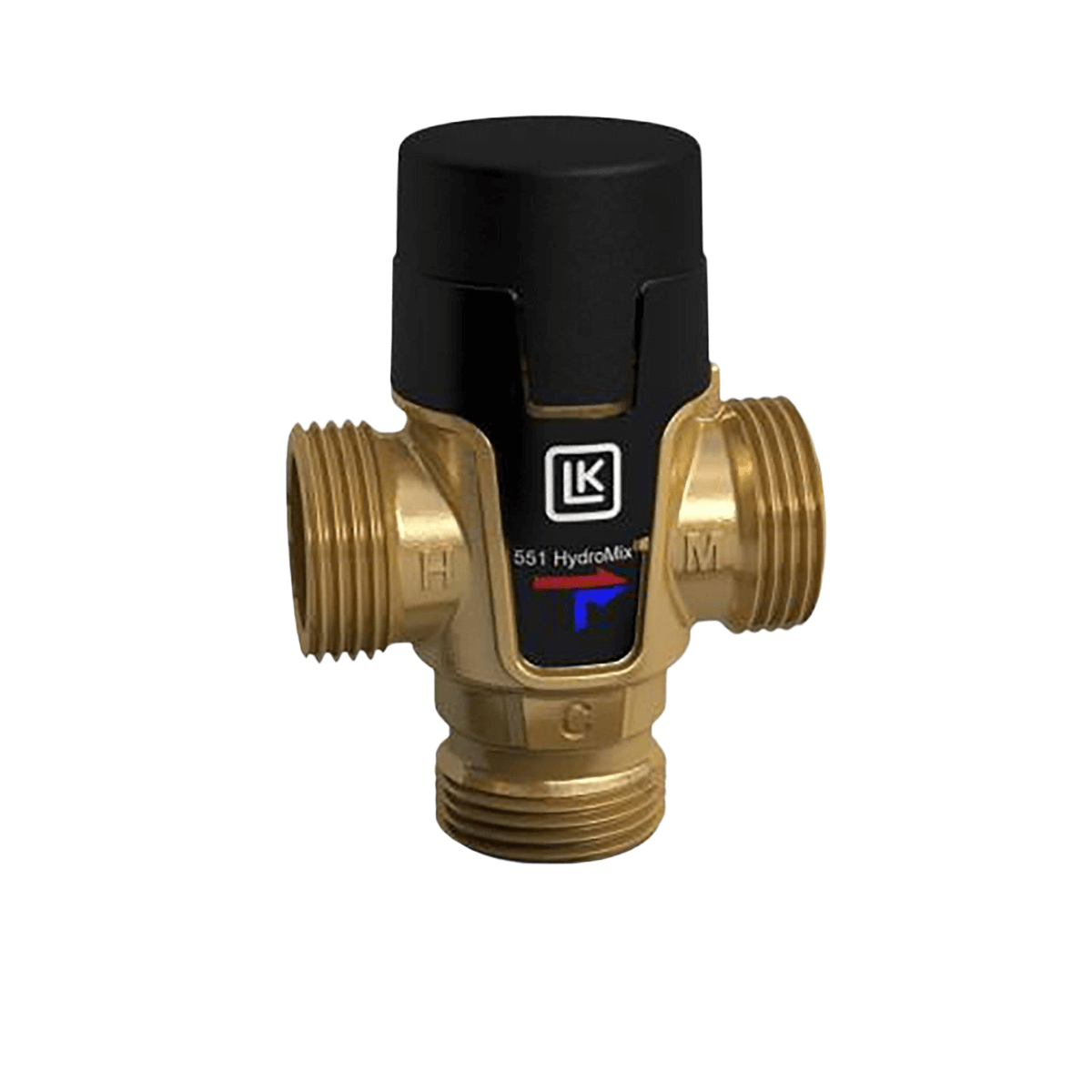 Brass thermostatischer Brauchwassermischer LK 551 HydroMix für Kessel Speicher