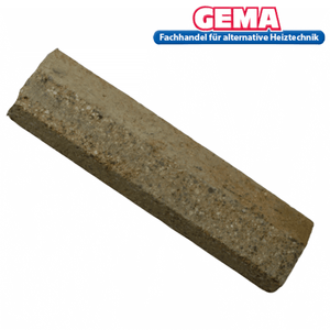 Schamottstein für Holzöfen, 18kW, hitzebeständig 🔥, braune Farbnuance, ideal für Brennerabschirmung.