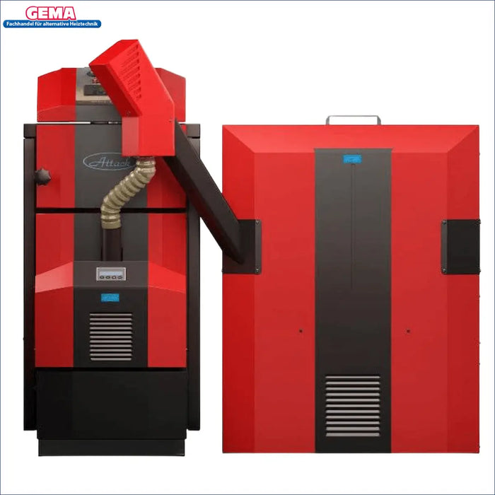 Attack Pellet 30 Automatic Plus: 🔥Effizientes Heizsystem mit robuster Bauweise & langlebigem Kesselstahl. 🏠