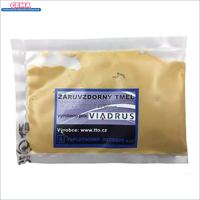 Versiegelte Packung gelber Paste für Viadrus Kleber für Schamottsteine 50 ml
