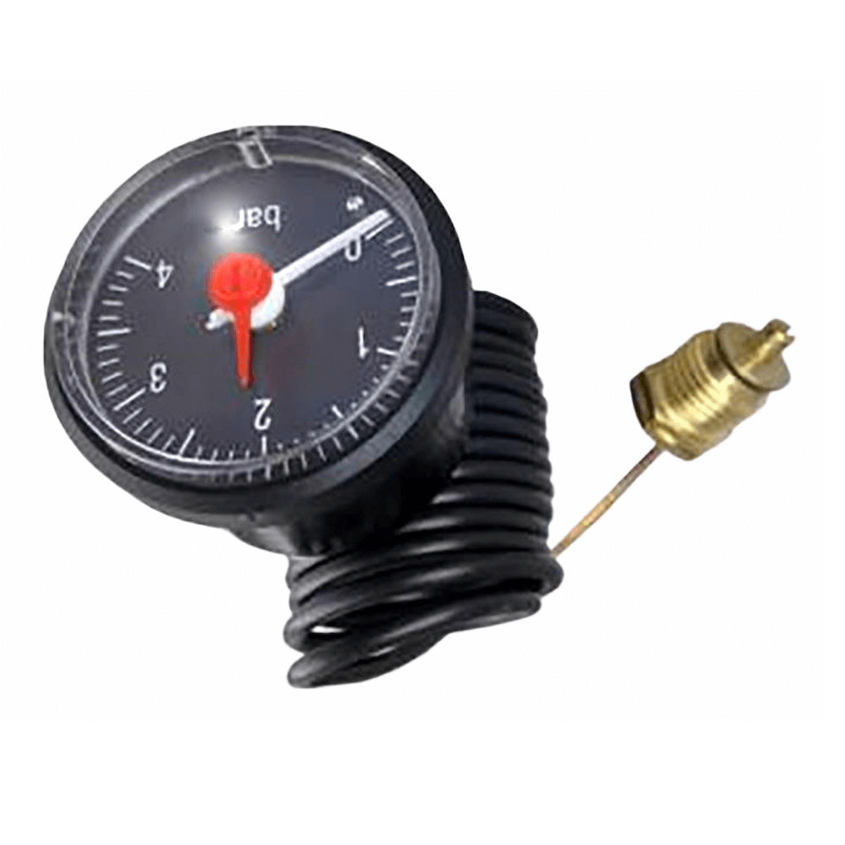 Manometer für Holzvergaserkessel Attack SLX/DPX/DP. ✅ Weißer Zeiger für Wasserdruck, roter Zeiger als Warnsignal. 🔧
