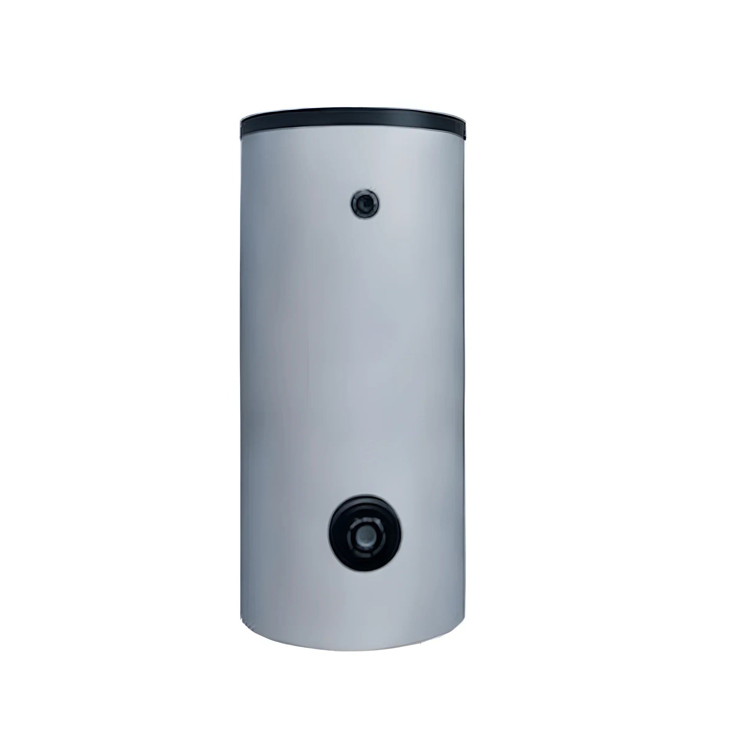 Cylindrischer Warmwasserspeicher Sunex Fish S15 mit schwarzen Akzenten, vergleichbar mit Vaillant 8000021079