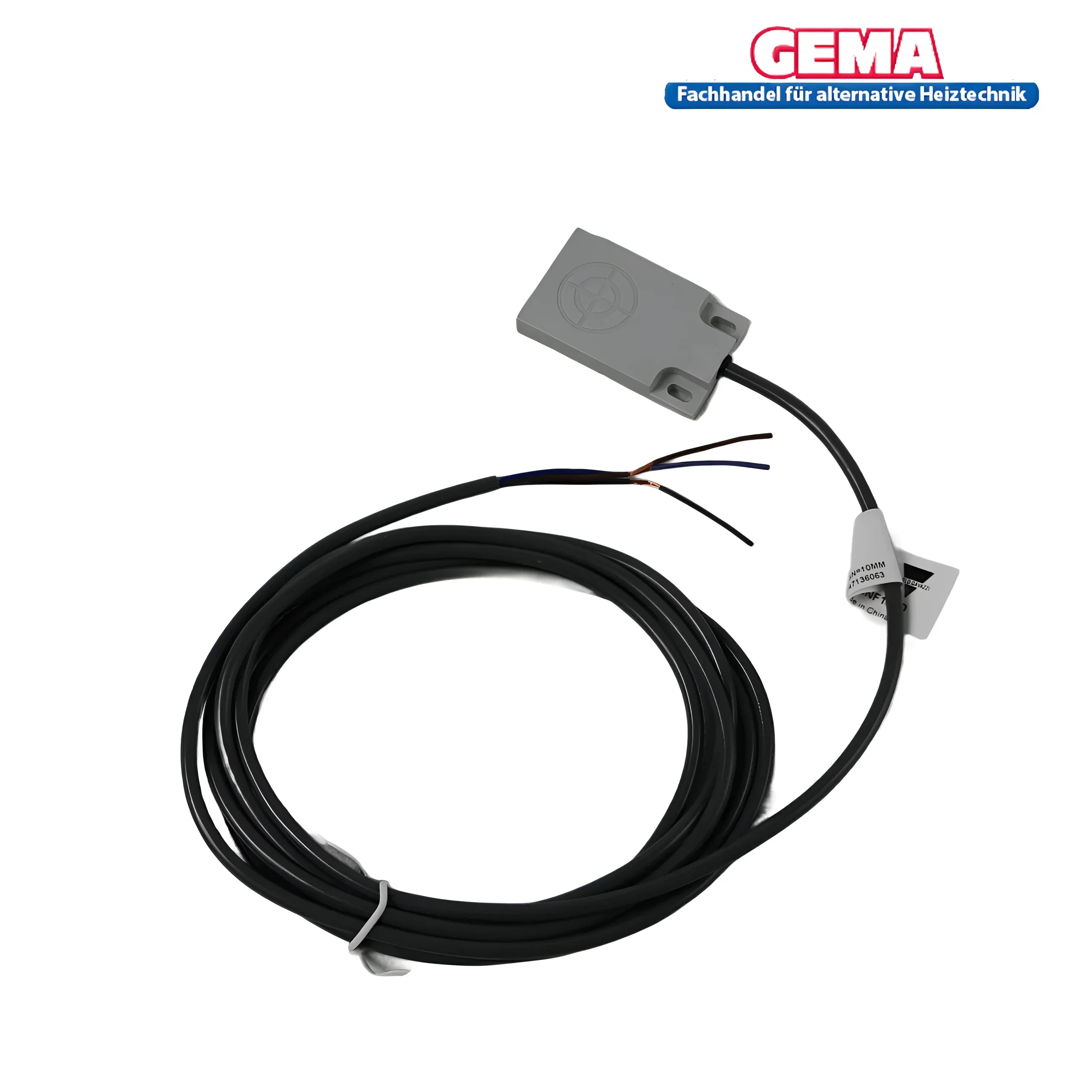 Attack Pelletfühler 50x30x7mm für 🚪 Heizkessel & 🔥 Boiler, 10-30VDC, 2m Kabel für optimale Füllstandsmessung.