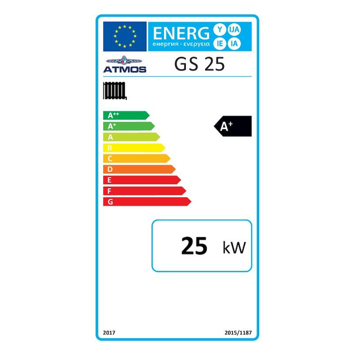 Cazan pe lemne Atmos -GS Gazificator pe lemne combustibil solid