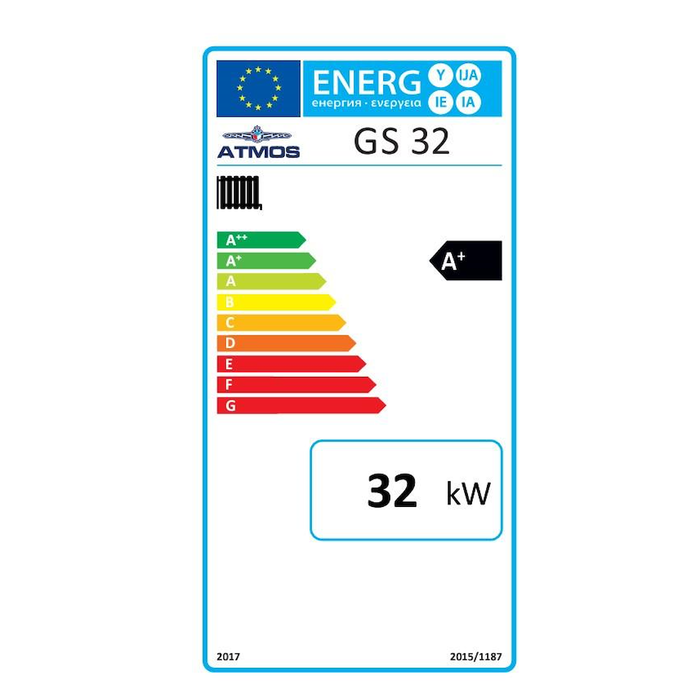 Cazan pe lemne Atmos -GS Gazificator pe lemne combustibil solid