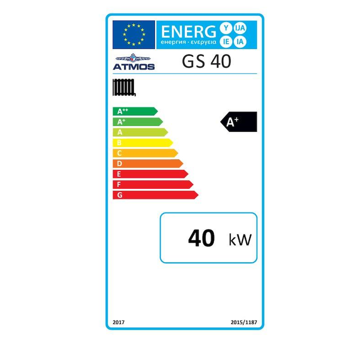 Cazan pe lemne Atmos -GS Gazificator pe lemne combustibil solid