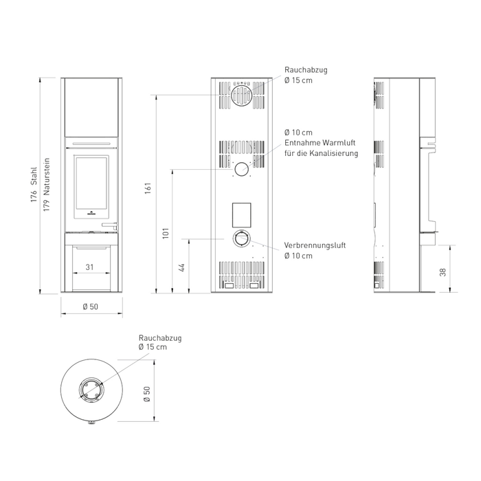 Edilkamin Tally S Evo 9,1 kW