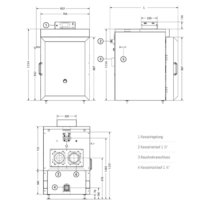 Cazan pe lemne IBC GK 7 eco