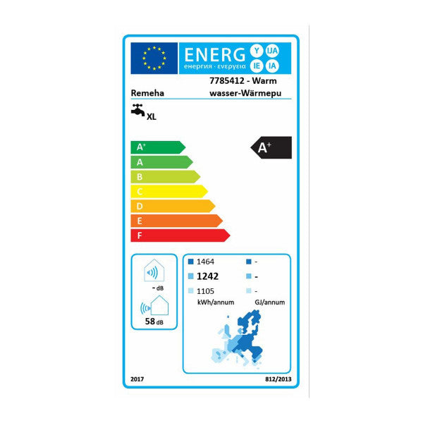 Remeha Warmwasser-Wärmepumpe Azorra Ace 250 Liter 2,4 kW