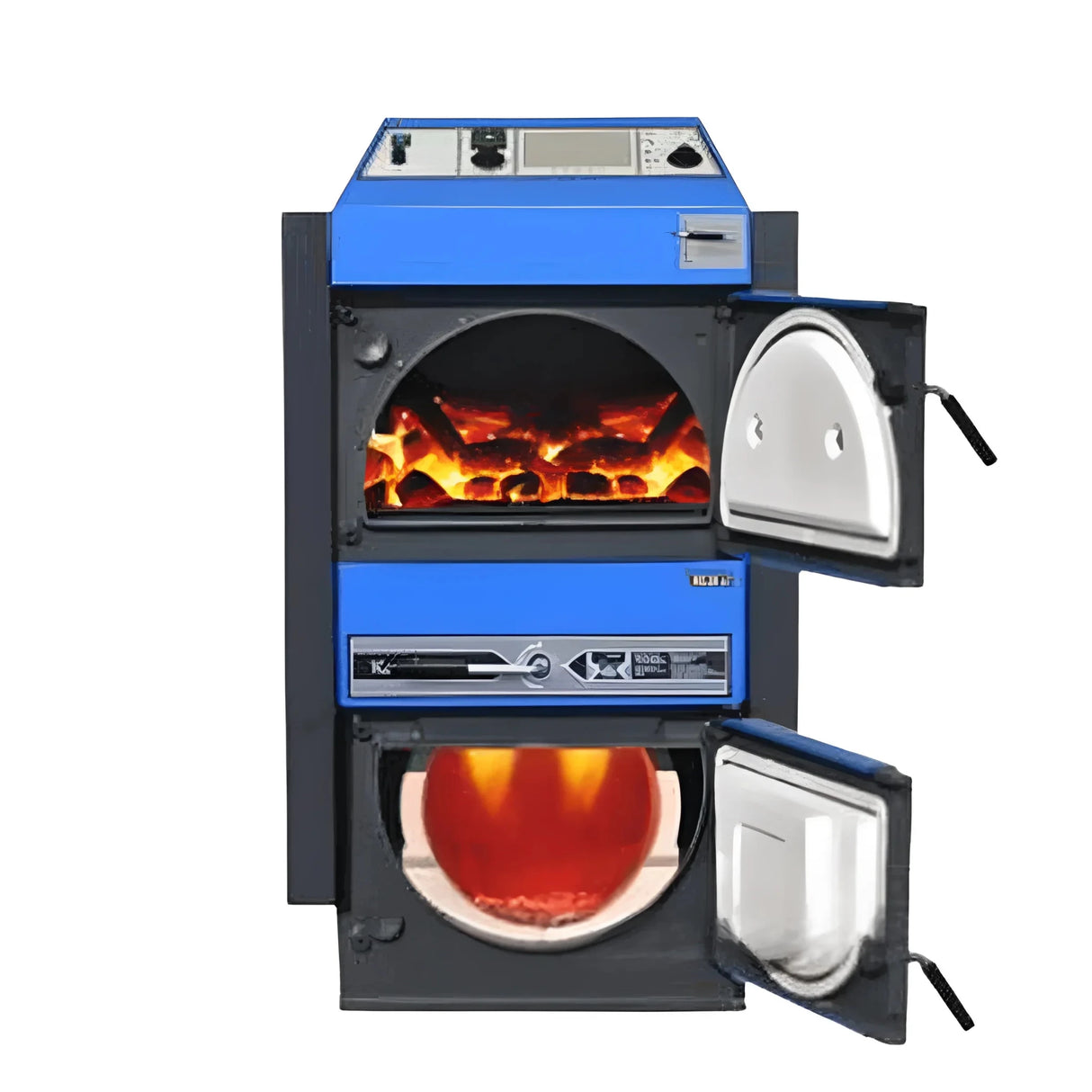 ATMOS KC 35 S Kohlevergaser 35 kW – Heizkessel für Braunkohlebriketts - GEMA Shop