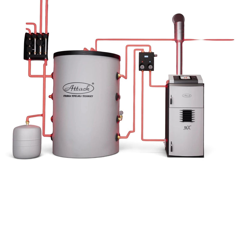 Cazan cu gazeificare pe lemne ATTACK SLX 45 PROFI 45 kW