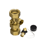 Kappenventil 1" Messing.