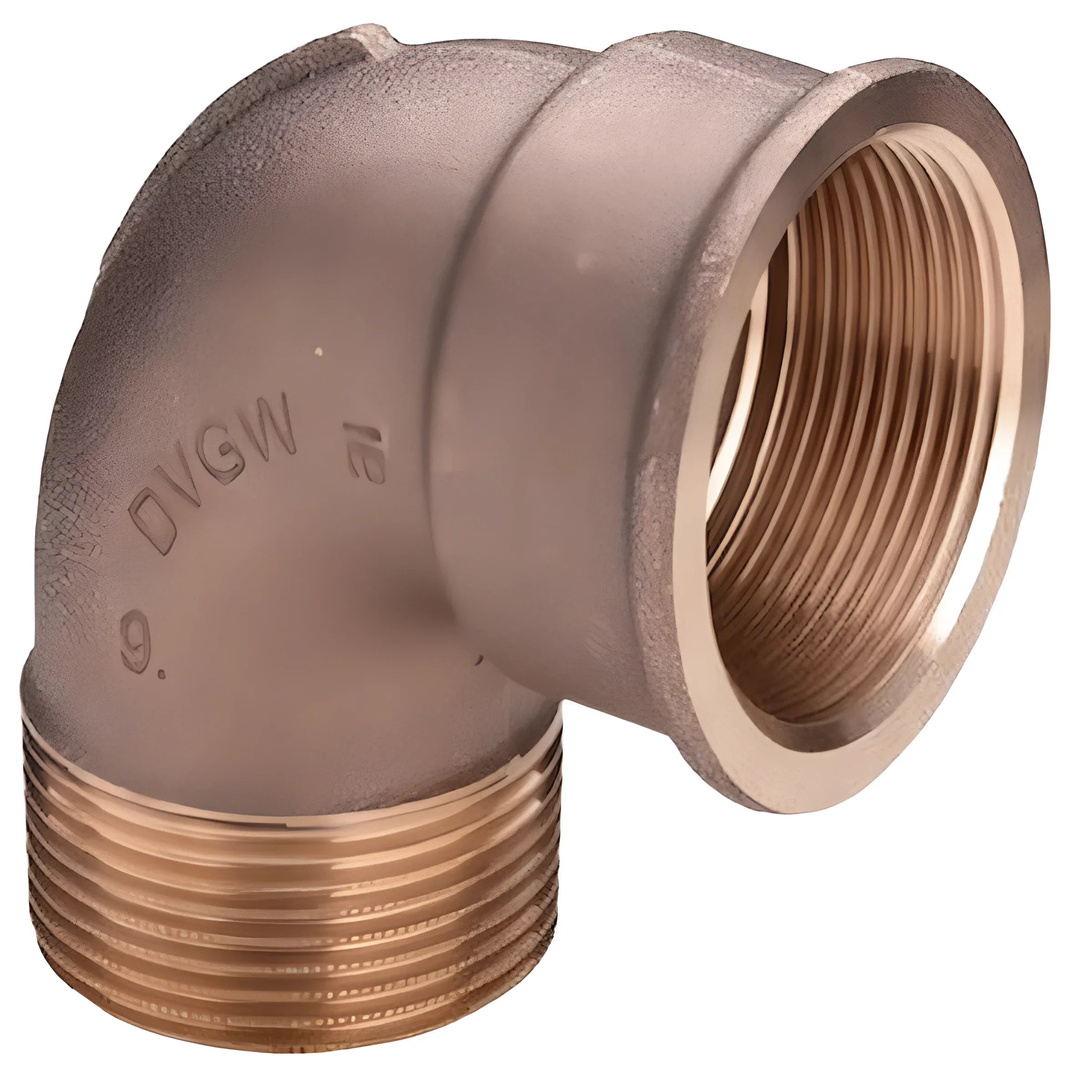 Bronzeflansch mit 90° Biegerwinkel für Rohrleitungen, Rotgusswinkel 90° fitting