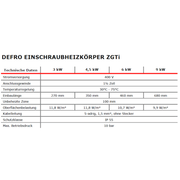 Elektroheizstab mit Regler und Thermostat 9,0 kW - GEMA Shop