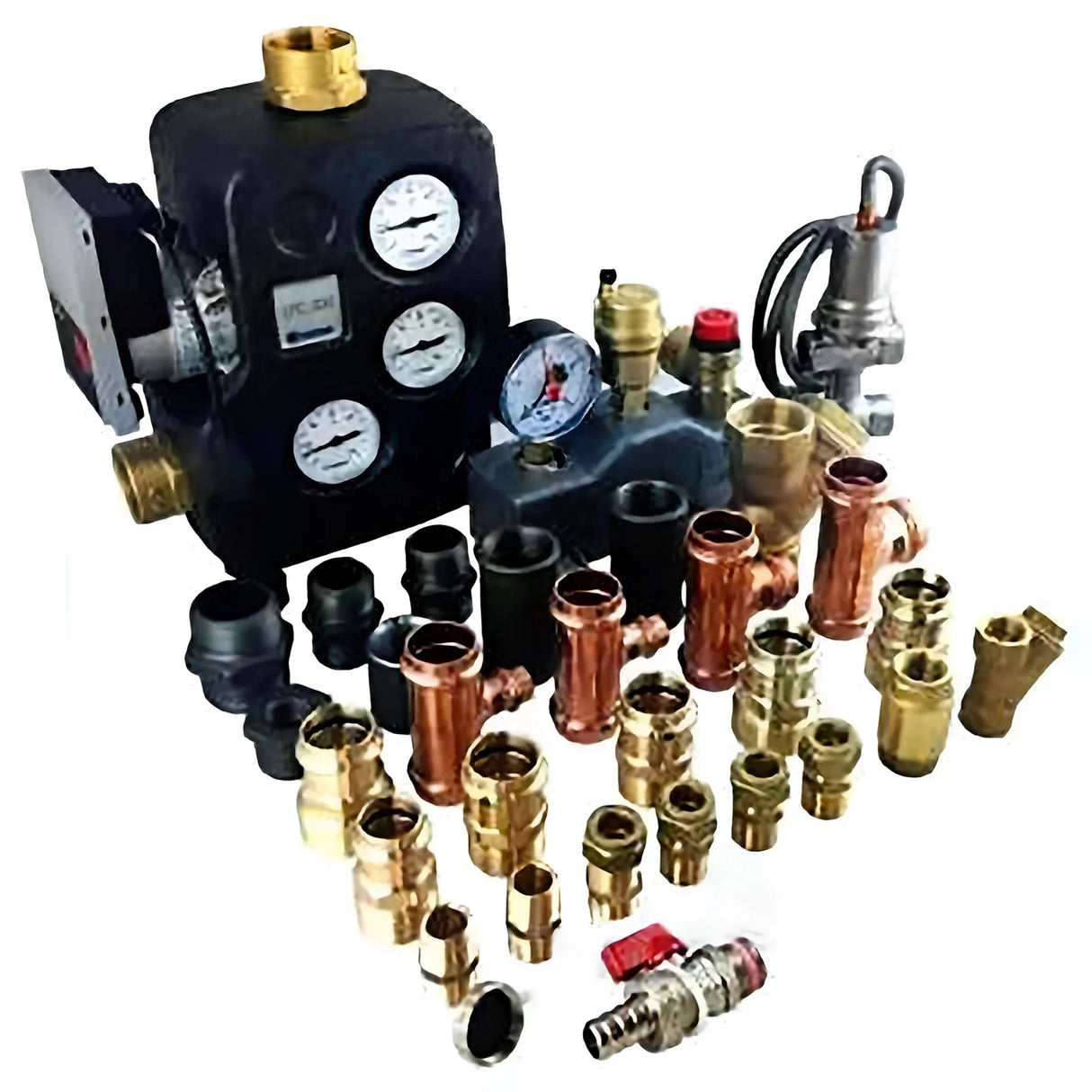 Heizkessel Basis - Paket 25 kW mit Euro Rückschlagventil und Profipress Kupfer T - Stück - GEMA Shop