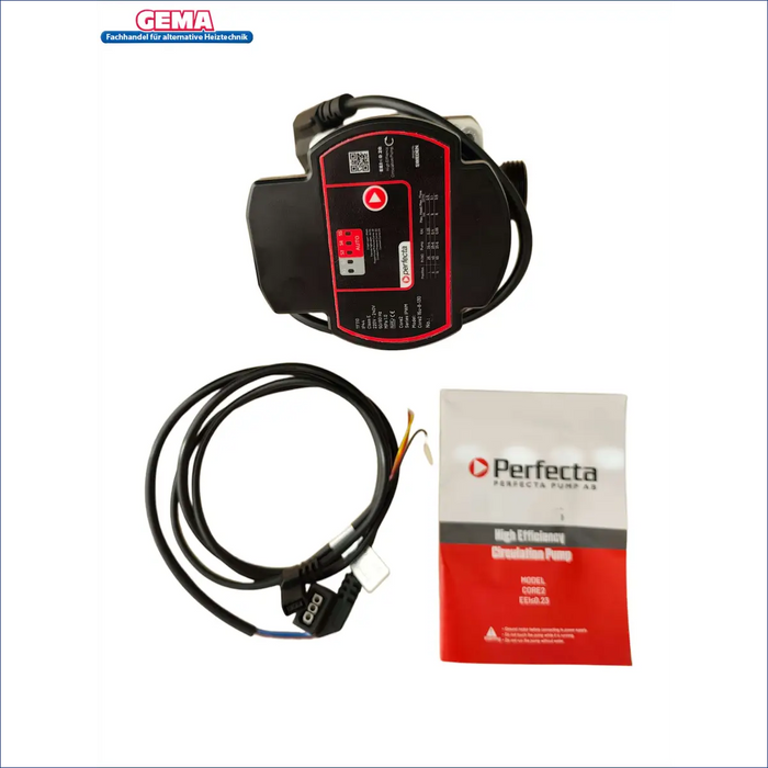 🌞 Solarpumpe Perfecta Core2 15U-8-130 PWM mit Zubehör 🛠️ Effiziente Umwälzpumpe für vielseitige Anwendungen ⚙️