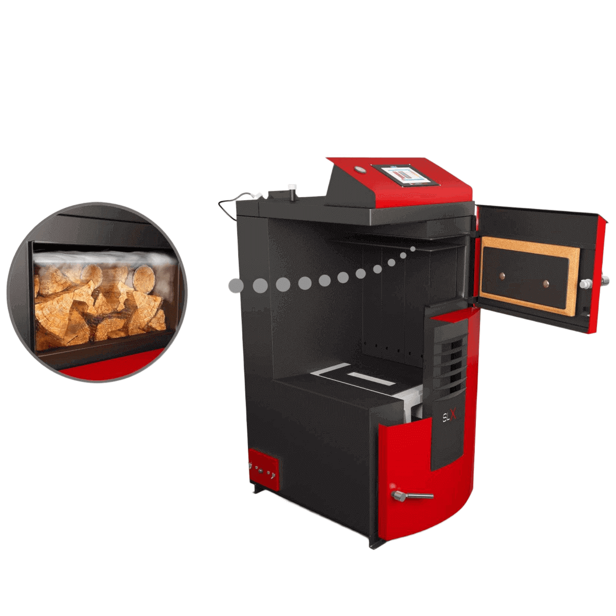 Holzvergaser Attack SLX Lambda 45 kW – Effizient, innovativ, umweltfreundlich - GEMA Shop