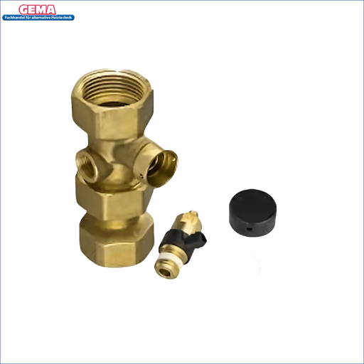 Brass Plumbing Manifold mit Komponenten für Kappenventil 1-Zoll Messing
