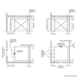 Pelletsilo FLACHBODEN inkl. Gestell - GEMA Shop