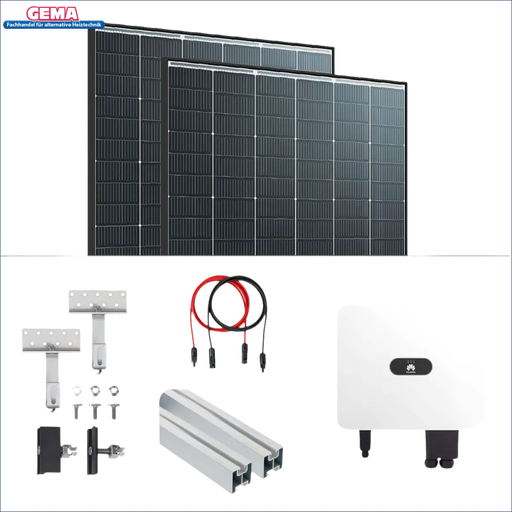 PV Komplettpaket Huawei 15KW 🔋 mit Trina 435 Vertex S+ Modulen und Wechselrichter für Schrägdachmontage 🏠.