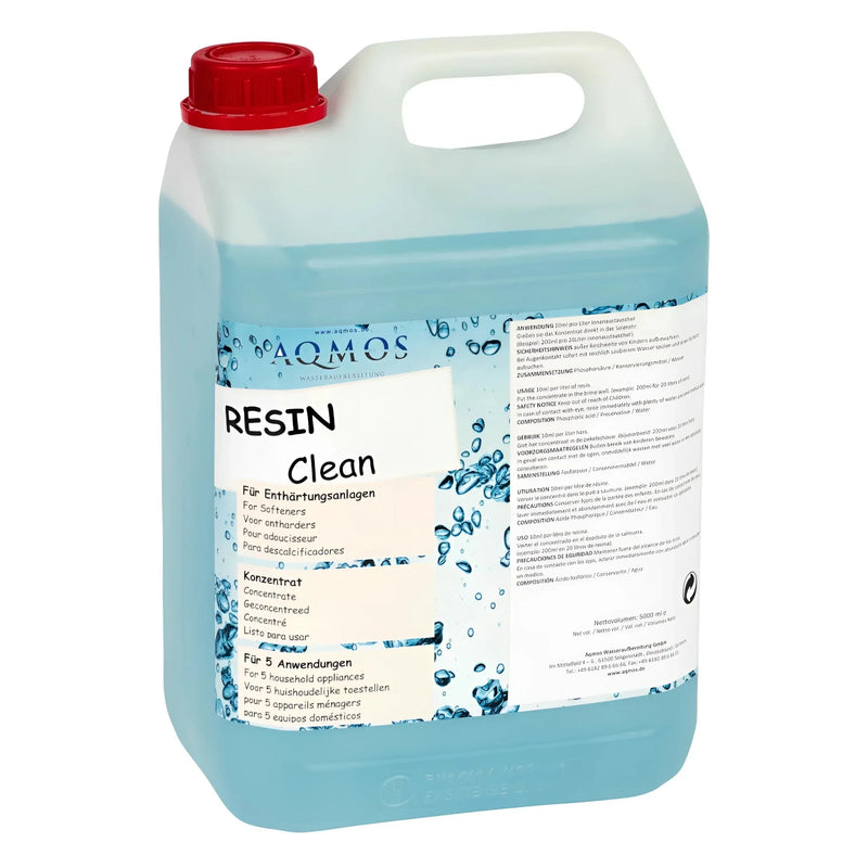 Resin Clean – Aqmos Harzreiniger Ionenaustauscher für Wasserenthärtungsanlage - GEMA Shop
