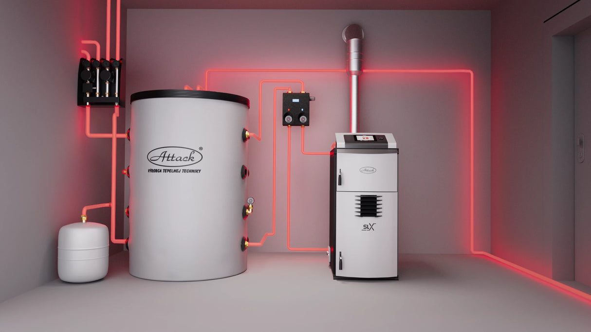 Αεριοποιητής ξύλου 40 kW ATTACK SLX 40 Profi