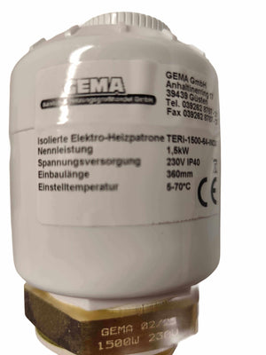 Trinkwasserspeicher 120 Liter plus Heizstab TERi 1,5 kW - GEMA Shop