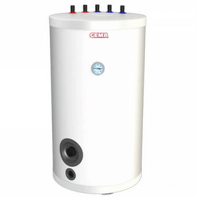 Warmwasserspeicher 120 Liter mit Wärmetauscher für Brauch- und Trinkwasser.